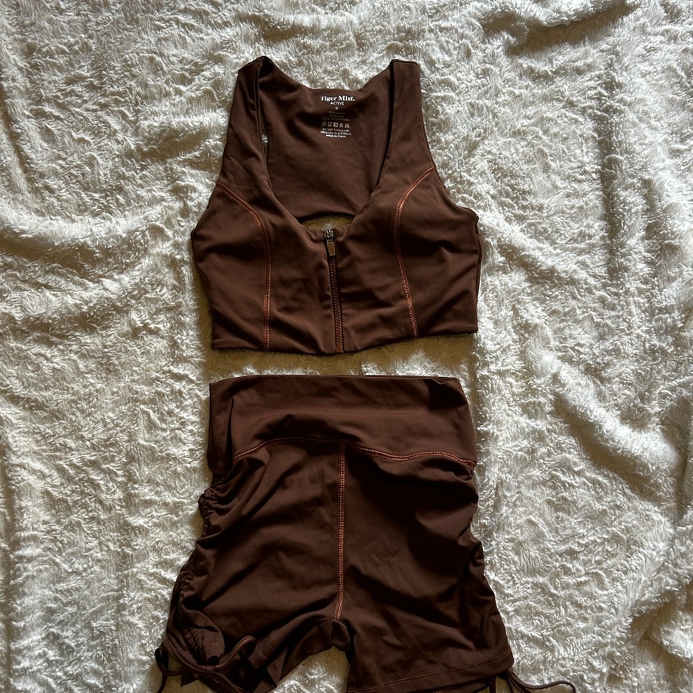 Tiger Mist Two-Piece Activewear Set
